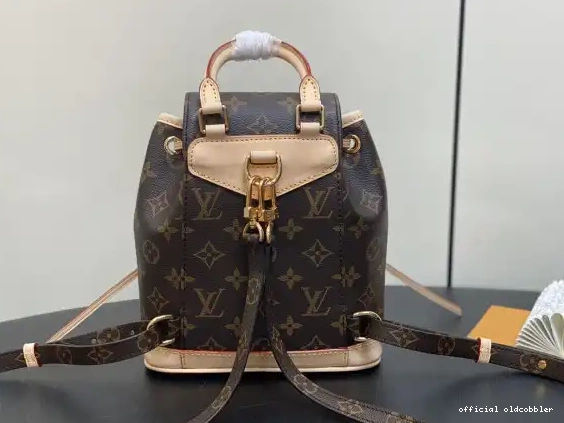 Official oldcobbler LOUIS MONTSOURIS-24*25*12CM VUITTON 0521
